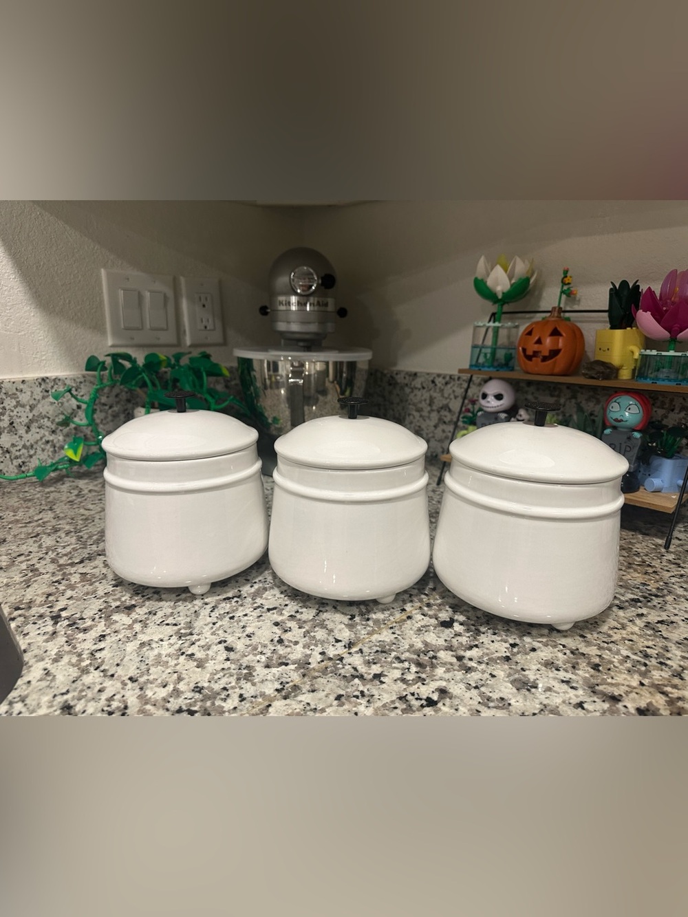 Three Cookie/Tea Jars